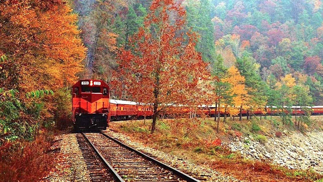 Catch some autumn color on a Fall Foliage Train
