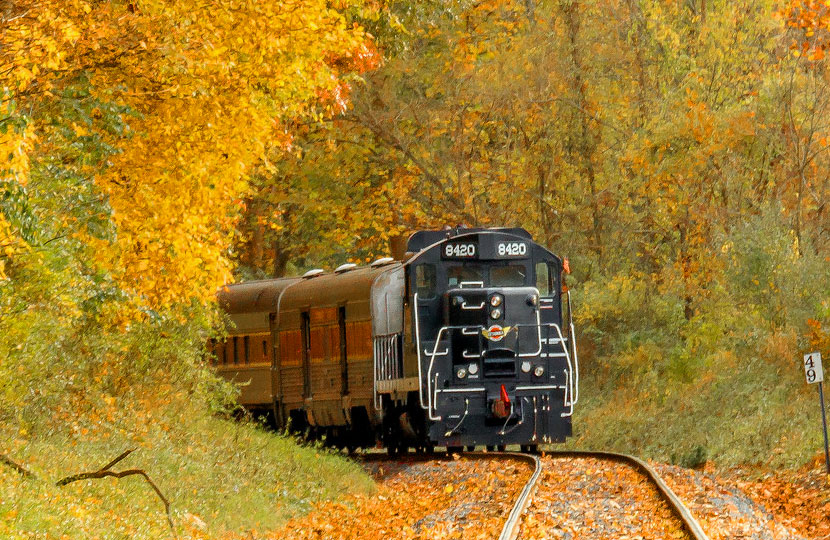 Cuyahoga Scenic Railroad runs through Ohio's Cuyahoga Valley.
